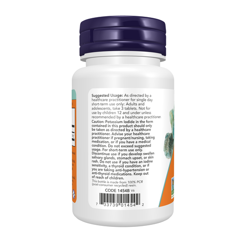 NOW Foods Potassium Iodide 60 Tablets