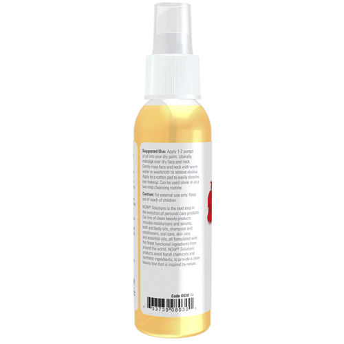 NOW Solutions Soothing Rose Facial Cleansing Oil 4 oz | Gentle