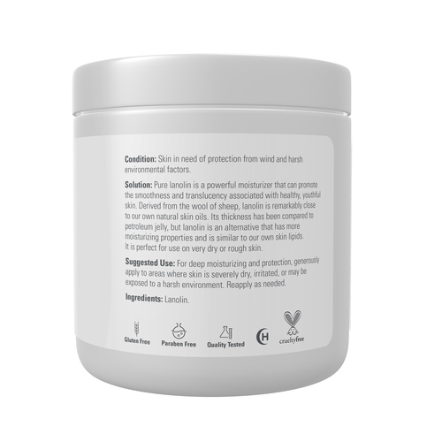NOW Solutions Pure Lanolin Skin Moisturizer 7 oz