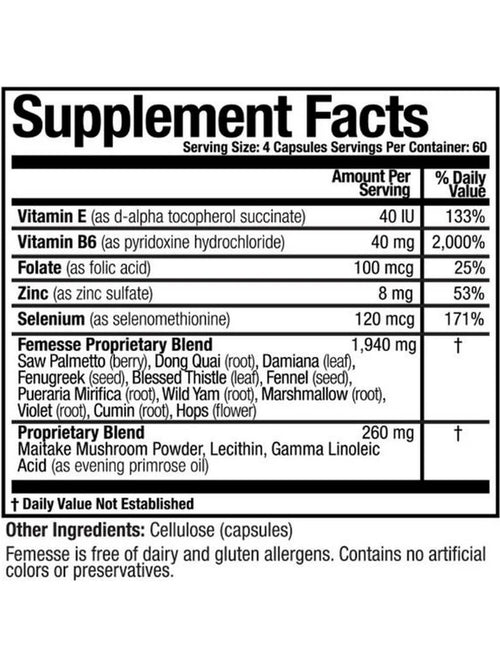 Arthur Andrew Medical Femesse 240 Capsules