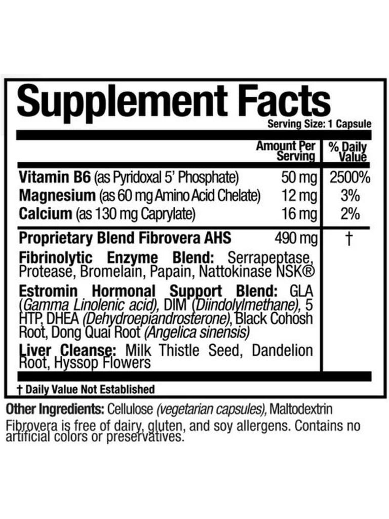 Arthur Andrew Medical Fibrovera AHS 730 mg 90 Capsules