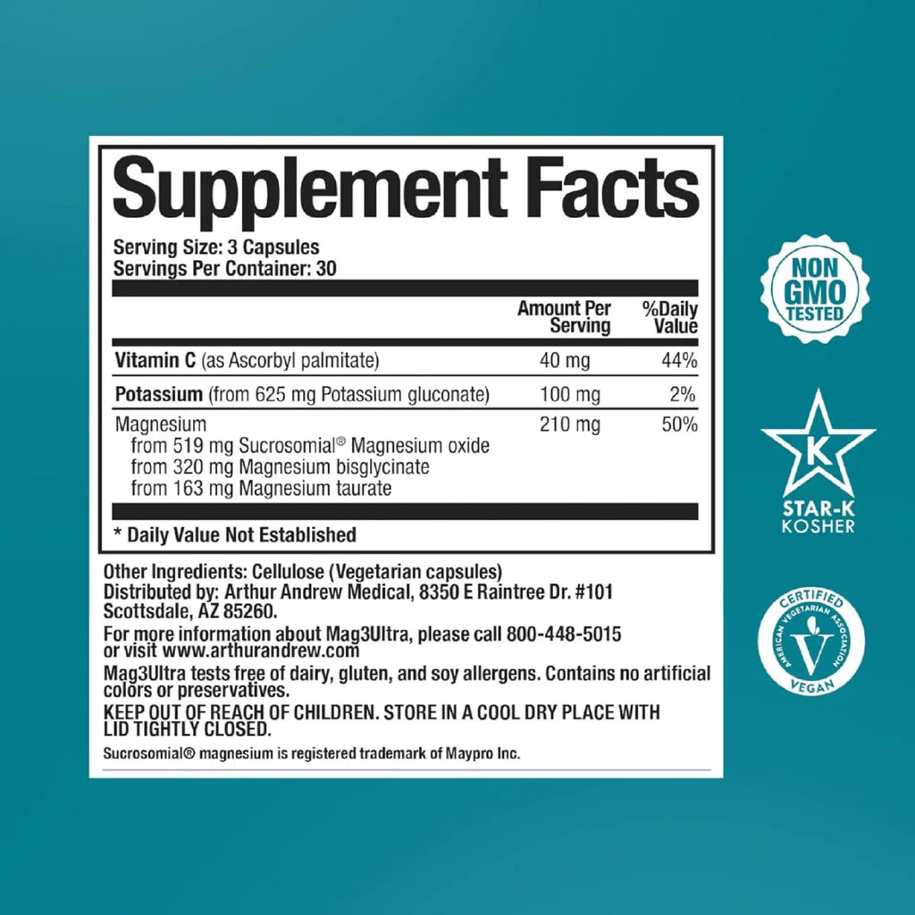 Arthur Andrew Mag3Ultra 90 Capsules