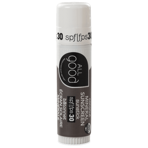 All Good Coconut Mineral Sunstick SPF 30 - 0.6 oz package