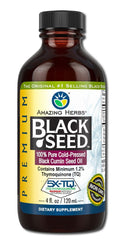 Amazing Herbs Premium Black Seed Oil, 4 fl oz package