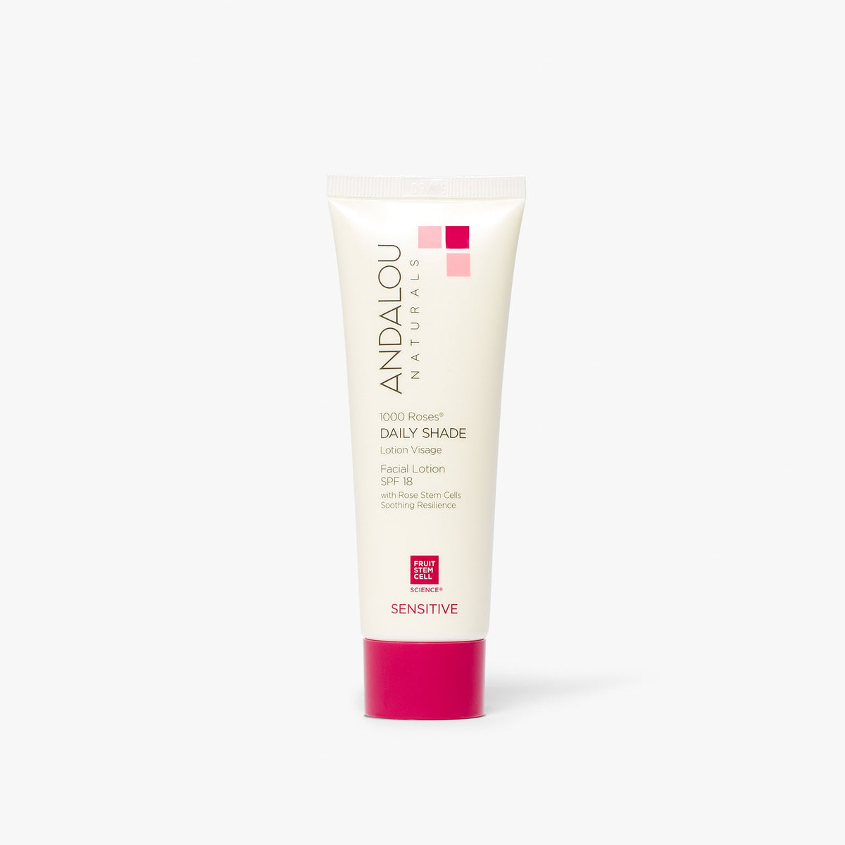 Andalou Naturals 1000 Roses Daily Shade Facial Lotion SPF 18 - 2.7 fl oz package