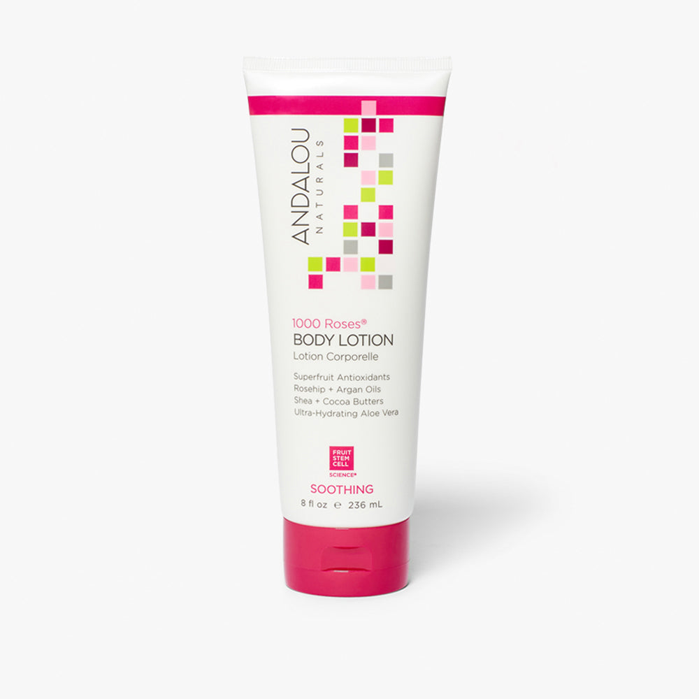 Andalou Naturals 1000 Roses Soothing Body Lotion - 8 fl oz package