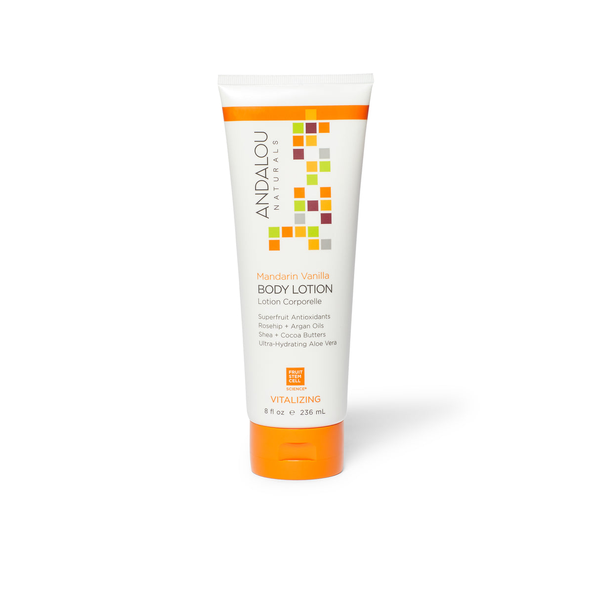 Andalou Naturals Mandarin Vanilla Vitalizing Body Lotion - 8 fl oz package