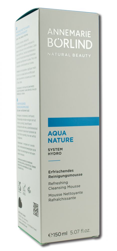 Annemarie Börlind Aquanature Refreshing Cleansing Mousse - 5.07 fl oz package
