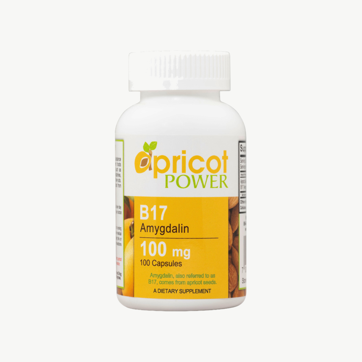 Apricot Power Apricot Seed Extract 100 mg Capsules official uniform front image