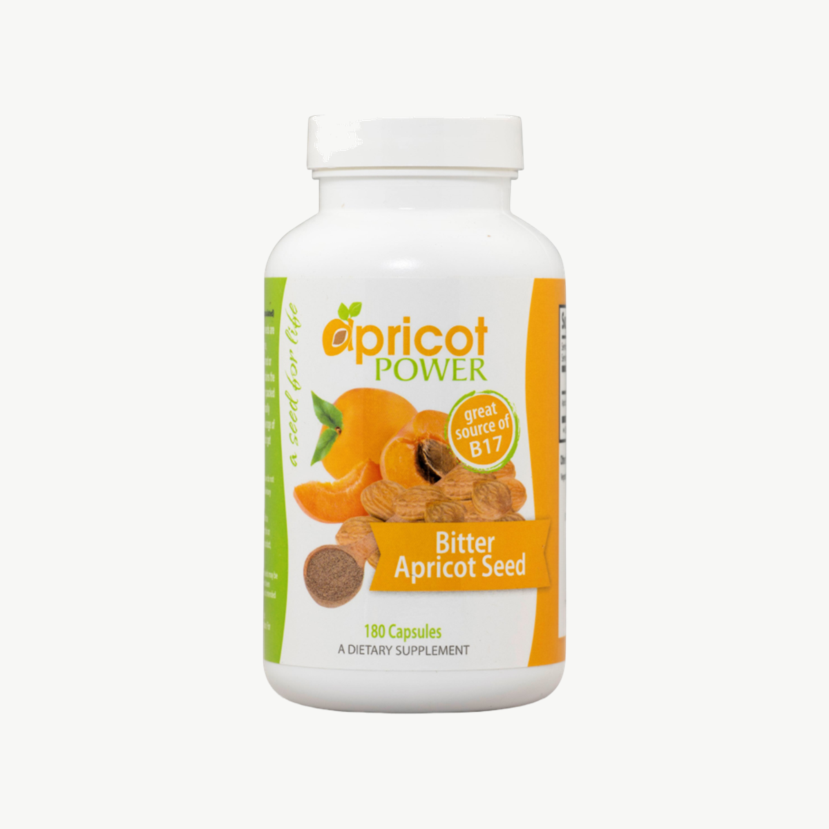 Apricot Power Apricot Seed 180 Capsules official uniform front image