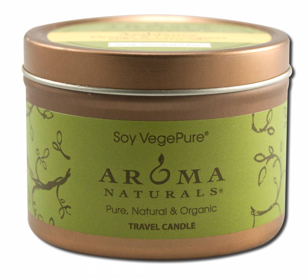 Aroma Naturals Ambiance Orange Lemongrass Small Tin Candle
