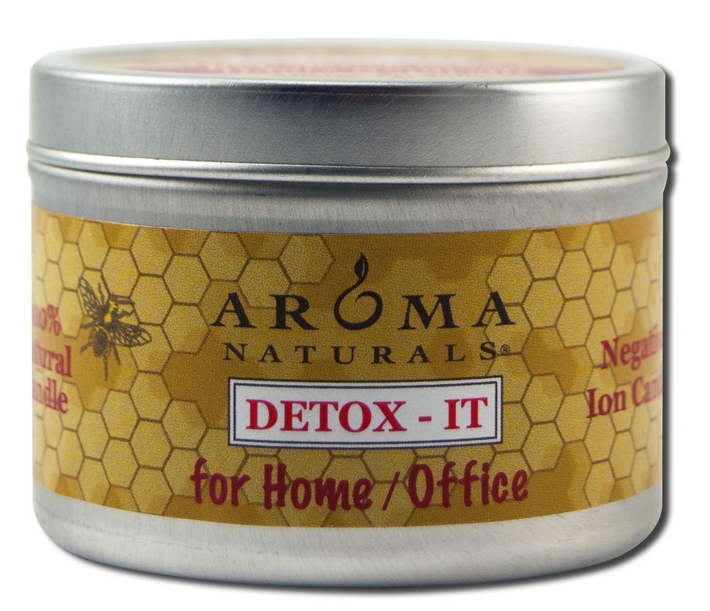 Aroma Naturals Detox-It Home/Office Small Tin Candle 2.8 oz