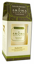 Aroma Naturals Meditation Patchouli Frankincense Pillar Candle, 2.5 x 4 inches