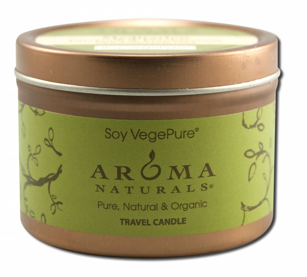 Aroma Naturals Meditation Patchouli Frankincense Small Tin Candle