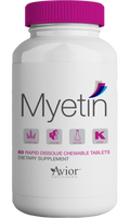 Avior Myetin 60 Chewable Tablets bottle