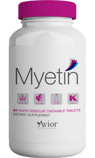 Avior Myetin 60 Chewable Tablets bottle