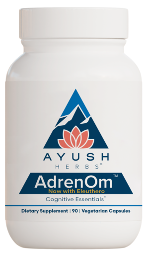 Ayush Herbs AdrenOm 90 Capsules product packaging
