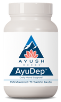 Ayush Herbs Ayu-Dep 90 Capsules product packaging
