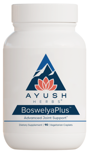 Ayush Herbs Boswelya Plus 90 Caplets product packaging