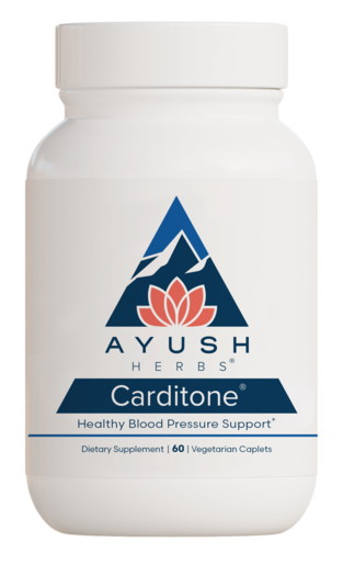 Ayush Herbs Carditone 60 Caplets product packaging