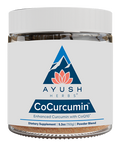 Ayush Herbs CoCurcumin 30 Servings product packaging