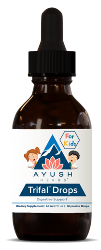 Ayush Herbs Kids Trifal Drops 2 fl oz product packaging