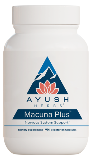 Ayush Herbs Macuna Plus 90 Capsules product packaging