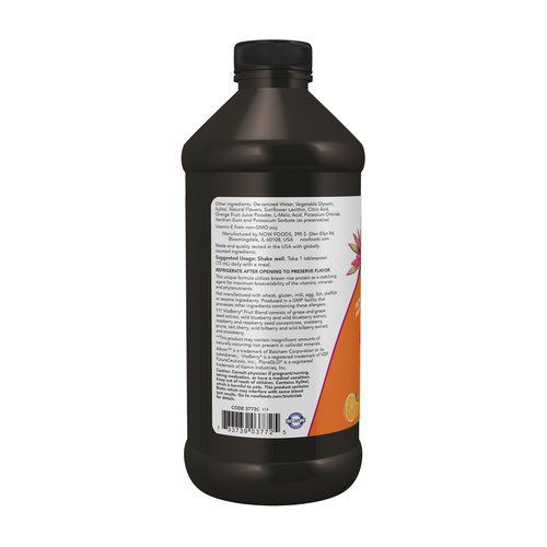 NOW Foods Liquid Multi Tropical Orange 16 oz