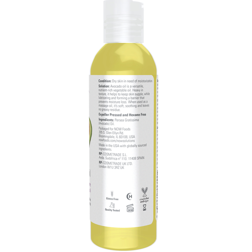 NOW Solutions Avocado Oil 4 oz