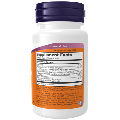 NOW Foods Policosanol 20 mg 90 Veg Capsules