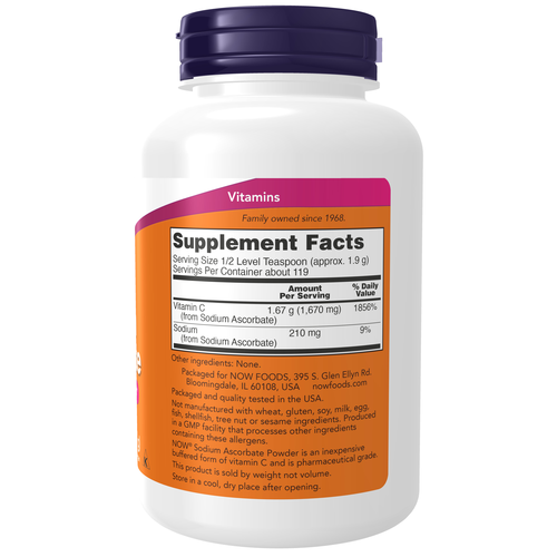 NOW Foods Sodium Ascorbate Powder 8 oz