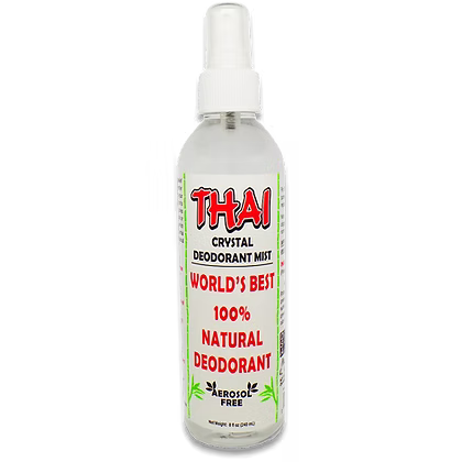 Thai Crystal Mist Deodorant Spray Unscented – 8 fl oz