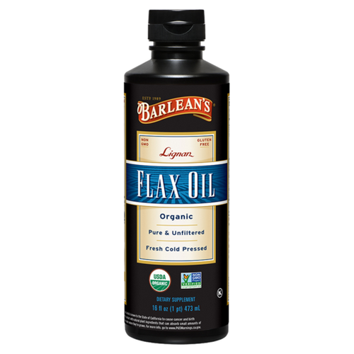 Barlean's Lignan Flax Oil 16 oz bottle