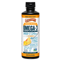 Barlean's Seriously Delicious Omega-3 Mango Peach Smoothie 16 oz bottle