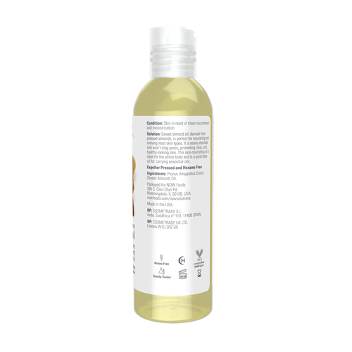 NOW Solutions Sweet Almond Oil 4 oz