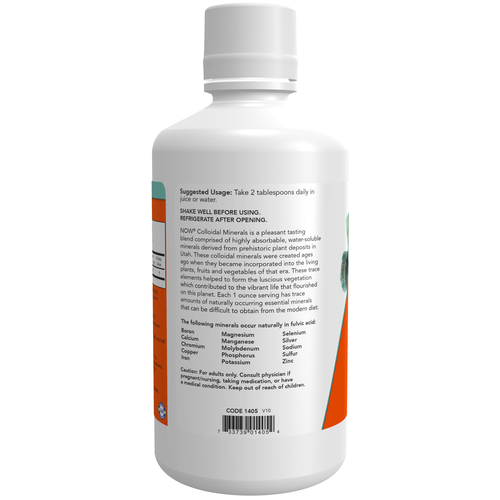 NOW Foods Colloidal Minerals Liquid 32 oz