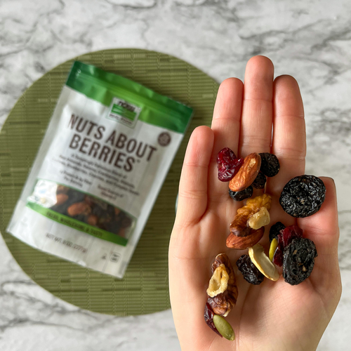 NOW Foods Nuts About Berries 8 oz | Nut & Berry Trail Mix Snack