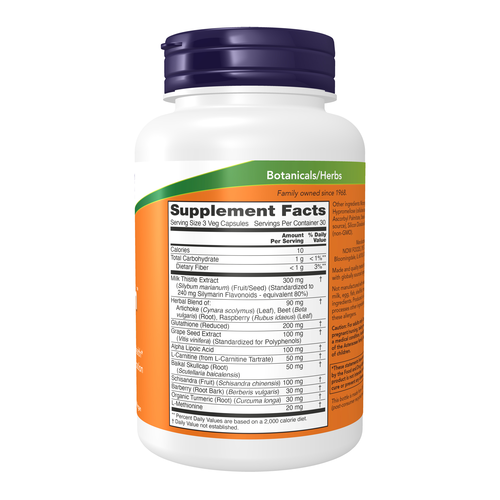 NOW Foods Liver Refresh 90 Veg Capsules | Milk Thistle NAC & ALA