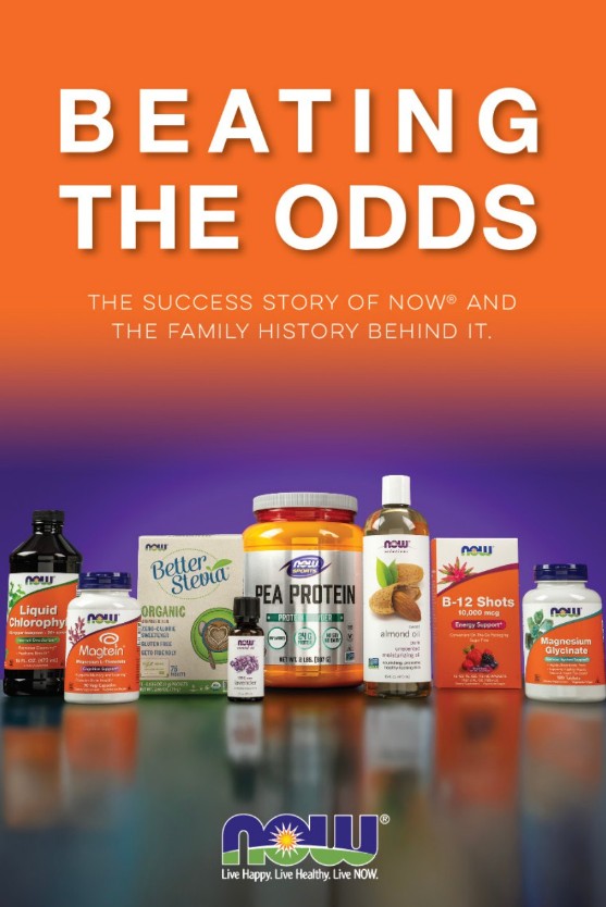 NOW Foods Beating the Odds - The History of NOW Foods (Paperback book or free download) front package image