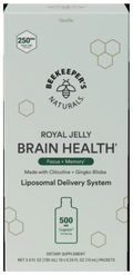 BeeKeeper's Naturals Liposomal Brain Health 10 Packets product packaging
