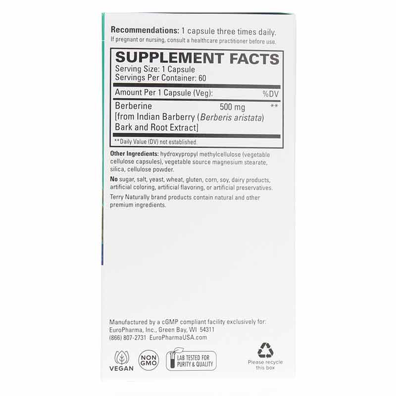 Terry Naturally Berberine 60 Capsules