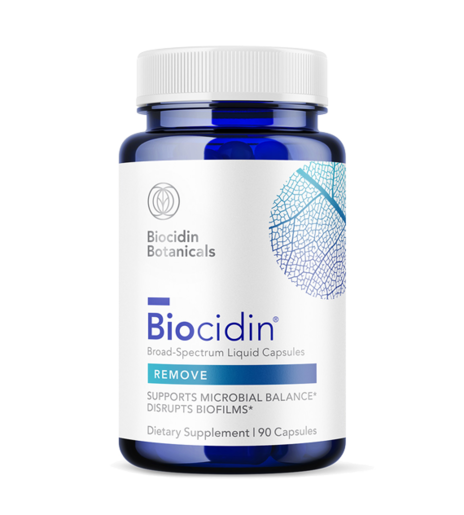 Biocidin 90 Capsules — product packaging