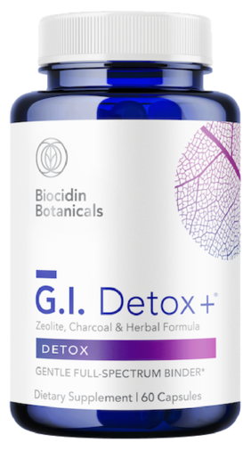 Biocidin G.I. Detox+ 60 Capsules — product packaging