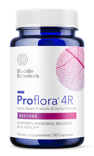 Biocidin Proflora 4R 30 Capsules — product packaging