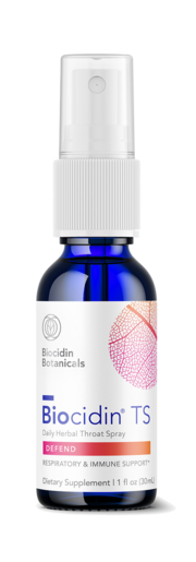 Biocidin Throat Spray 1 fl oz — product packaging
