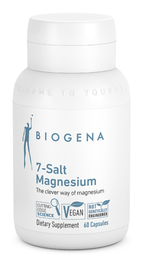 Biogena 7-Salt Magnesium 60 Capsules — bottle packaging