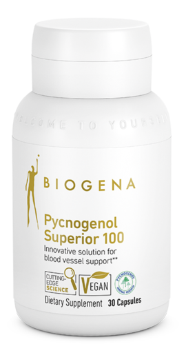 Biogena Pycnogenol Superior 100 GOLD 30 Capsules — bottle packaging
