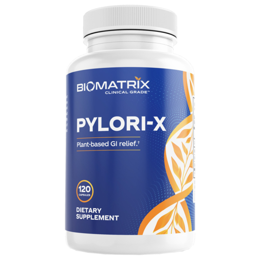 BioMatrix Pylori-X 120 Capsules — bottle packaging