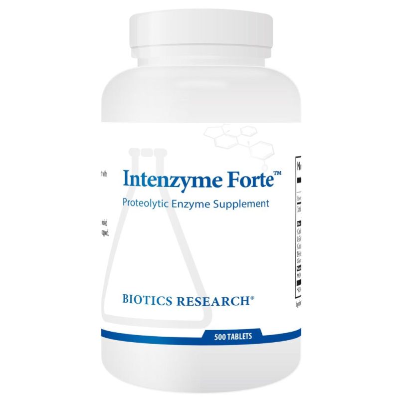 Biotics Research Intenzyme Forte 500 Tablets