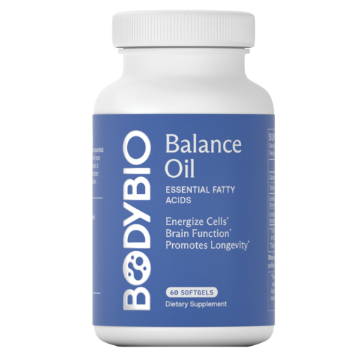 BodyBio Balance Oil 60 Softgels — bottle packaging